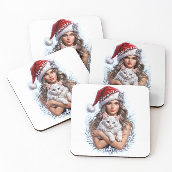 Item preview, Beautiful Girl is a Magical Winter Cat 美少女と魔法の冬猫 designed and sold by CamillaCreation.