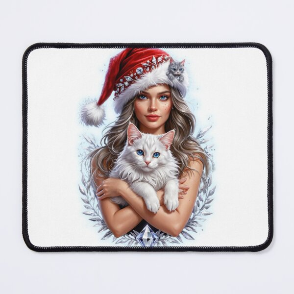 Item preview, Beautiful Girl is a Magical Winter Cat 美少女と魔法の冬猫 designed and sold by CamillaCreation.