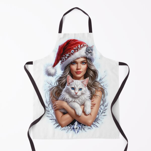 Item preview, Beautiful Girl is a Magical Winter Cat 美少女と魔法の冬猫 designed and sold by CamillaCreation.