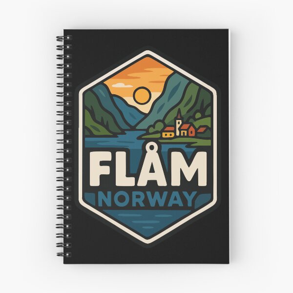 Item preview, Flåm Flam Norway Retro designed and sold by TomFrontierArt.