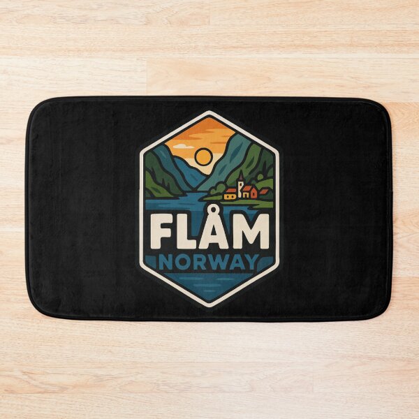 Item preview, Flåm Flam Norway Retro designed and sold by TomFrontierArt.