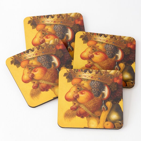 Item preview, Autumn of the Four Seasons – Arcimboldo Inspired Portrait designed and sold by ANOMIC ⭐⭐⭐⭐⭐.