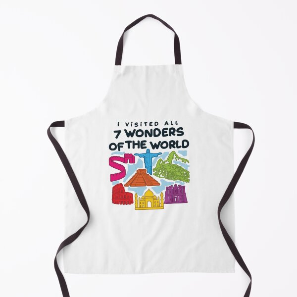 Item preview, I Visited All 7 Wonders of the World designed and sold by Uppercase Tees.