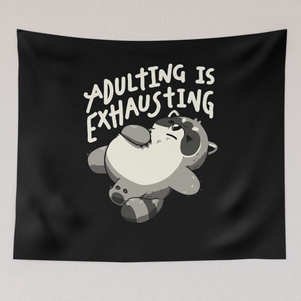 Item preview, Adulting is Exhausting designed and sold by koalateess.