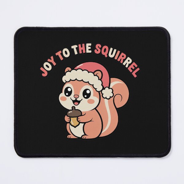 Item preview, Joy to the Squirrel – Cute Kawaii Christmas Squirrel designed and sold by Verycutethings.