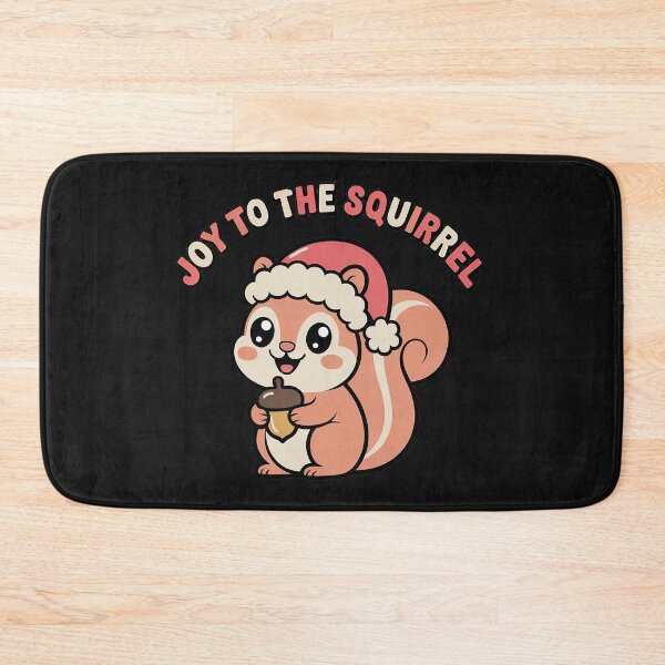 Item preview, Joy to the Squirrel – Cute Kawaii Christmas Squirrel designed and sold by Verycutethings.