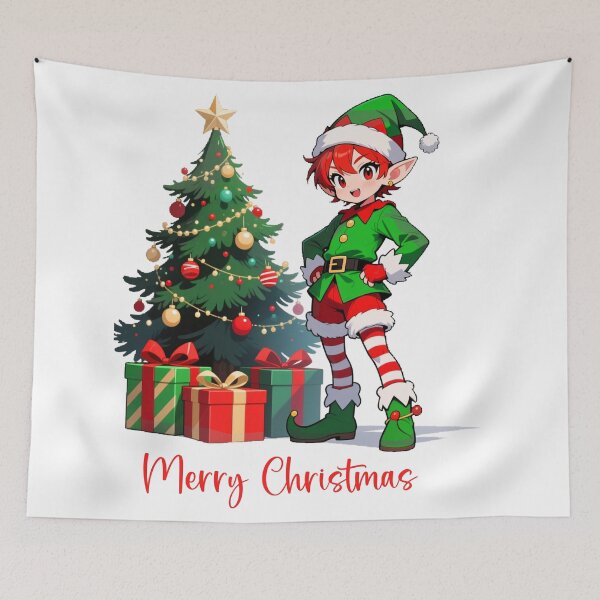 Item preview, funny Christmas elf designed and sold by Talpha.