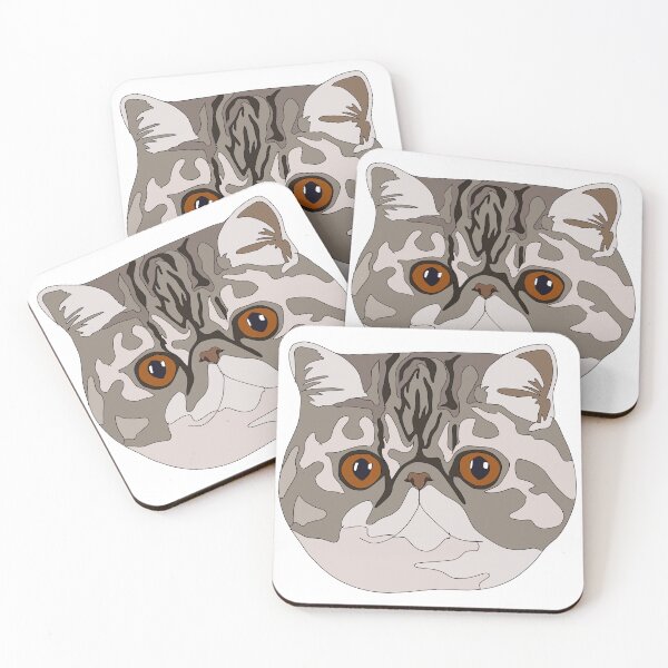 Item preview, Persian tabby cat designed and sold by LeahcarsArt.