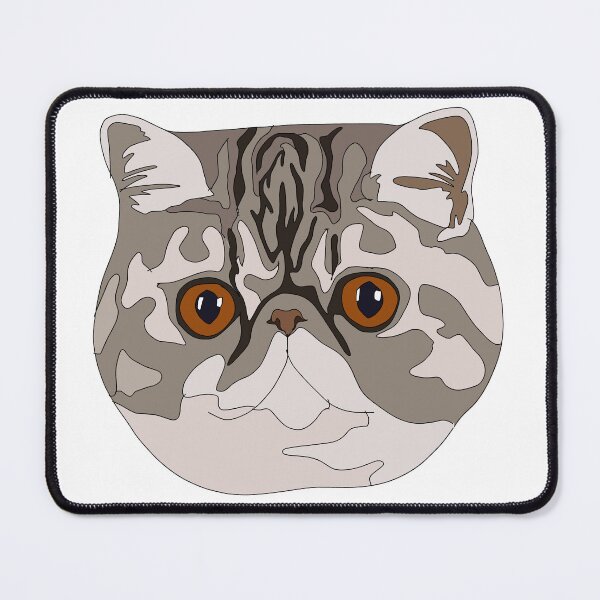Item preview, Persian tabby cat designed and sold by LeahcarsArt.