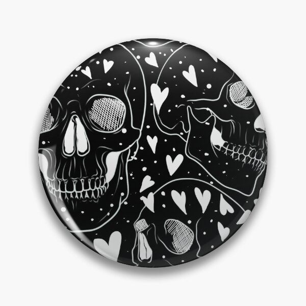 Item preview, Just skulls in love - white and black designed and sold by susyrdesign.