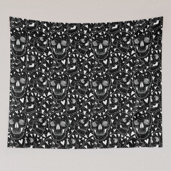 Item preview, Just skulls in love - white and black designed and sold by susyrdesign.