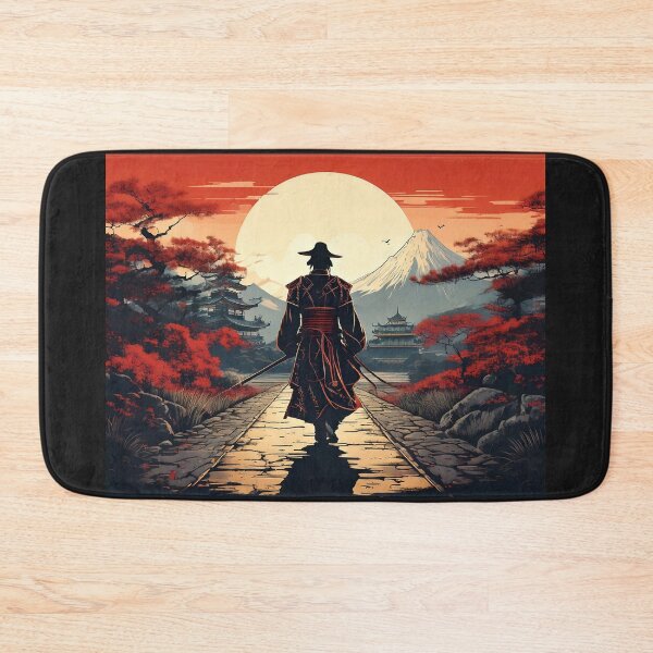 Item preview, “The Ronin’s Path – Silence at Dusk” designed and sold by Schoenenwald - Illustrations Uniques et Originales.