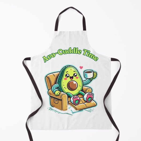 Item preview, Avo-Cuddle Time Cozy Avocado Illustration. designed and sold by The-T-In-Retro.