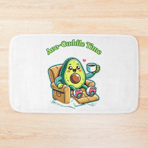 Item preview, Avo-Cuddle Time Cozy Avocado Illustration. designed and sold by The-T-In-Retro.