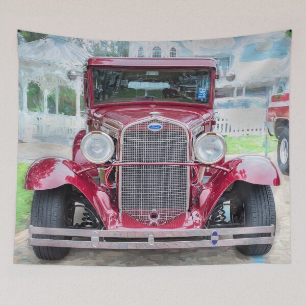 Item preview, 1930 Red Ford Hot Rod 5 Window Coupe X102 designed and sold by RichFrancoCars.