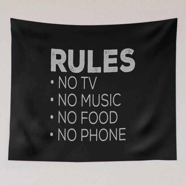 Item preview, Anti Boredom Rules Funny Life Humor designed and sold by elderberry.