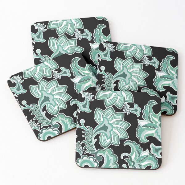 Item preview, Amber -Jade Mist - Black designed and sold by Fabricatemyart.