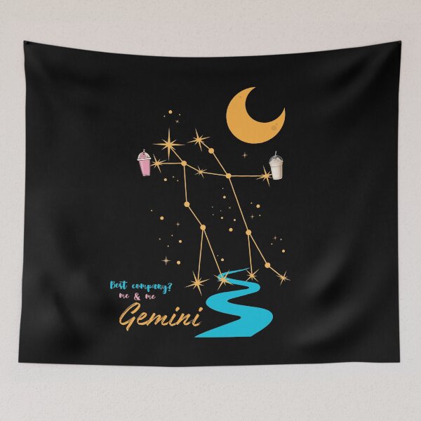 Item preview, Gemini Constellation Sign- Funny Minimalistic Gift  designed and sold by AtushaSpark.