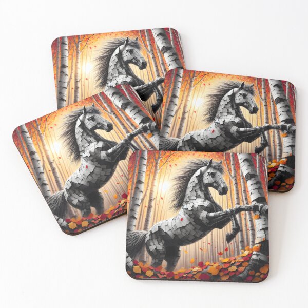 Item preview, Birchbark Horse, Ai Generated Art  designed and sold by ACC .