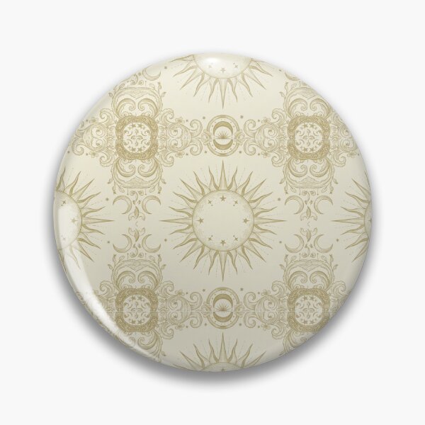 Item preview, Vintage Sun Moon Celestial Engraving Art designed and sold by Popettte.