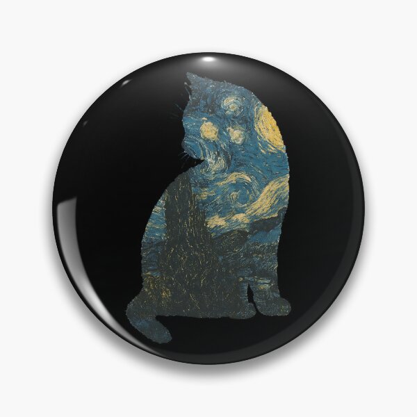 Item preview, Vincent's Starry Night Museum Cat designed and sold by annaottertion.