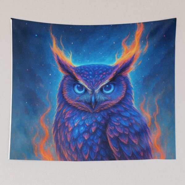 Item preview, Owl In The Fire designed and sold by Paul Morse.