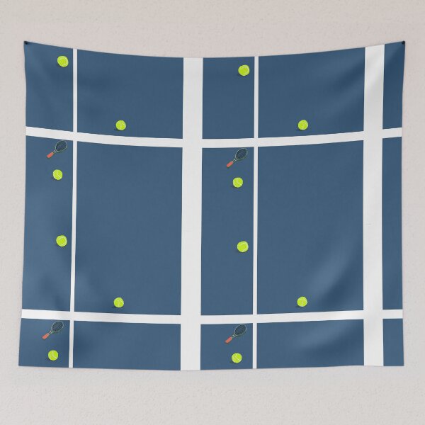 Item preview, Game-Set-Match sequel with Large grid - blue court designed and sold by The Sketchlight.