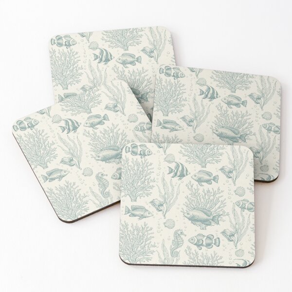 Item preview, Vintage Fish Coral Seaweed designed and sold by Popettte.