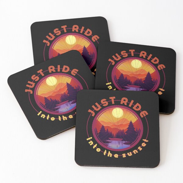 Item preview, Just Ride Into The Sunset -  Cycling Gifts designed and sold by RaniaMaay.