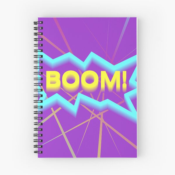 Item preview, ¡BOOM! Tipografía con luces láser designed and sold by CJ Ramirez Art.
