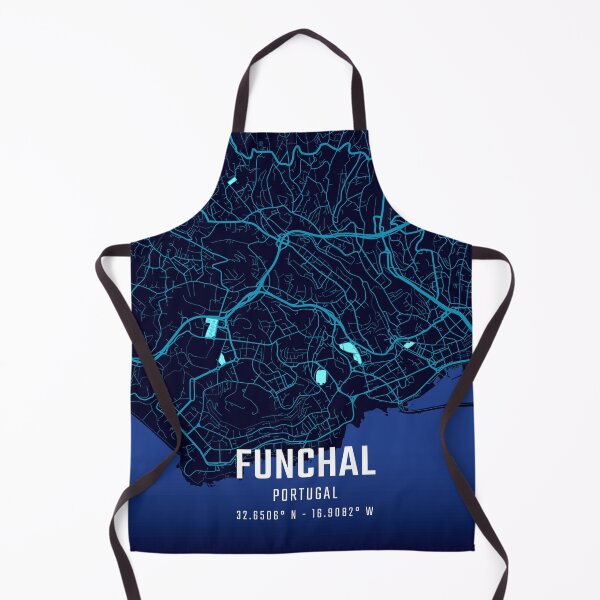 Item preview, Funchal Midnight City Map designed and sold by HomeLivingCo.