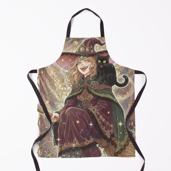 Item preview, Witch with black cat designed and sold by Talpha.