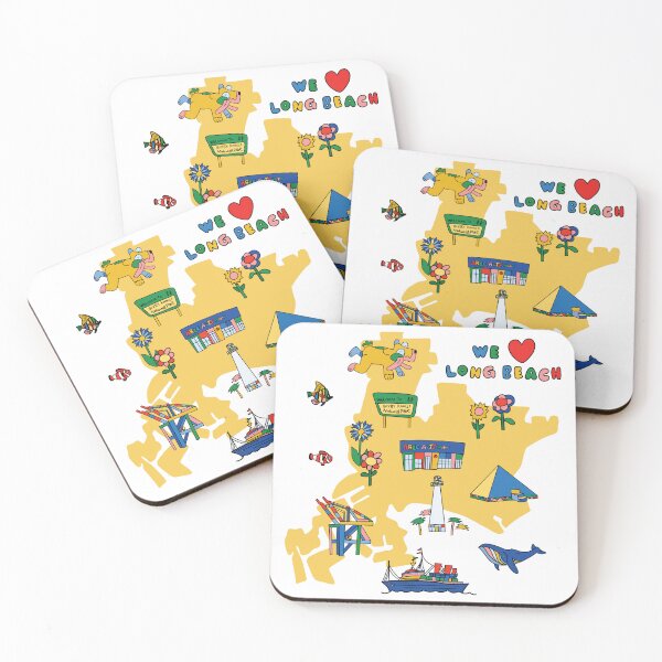 Item preview, We Love Long Beach_BLUE designed and sold by ableartswork.