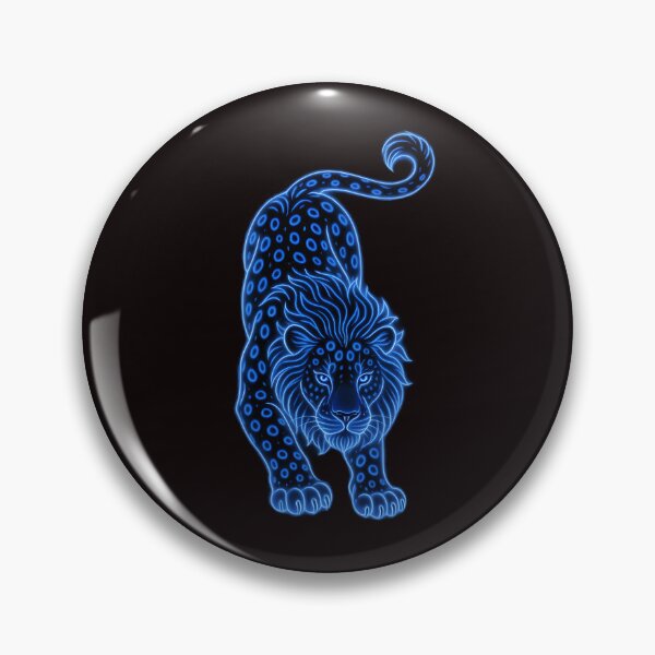 Item preview, Cosmic Neon Lion-Leopard designed and sold by Les-Ink-Studio.