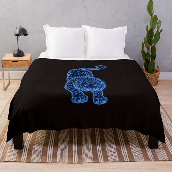 Item preview, Cosmic Neon Lion-Leopard designed and sold by Les-Ink-Studio.