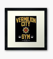 Vermilion City Gym Framed Print
