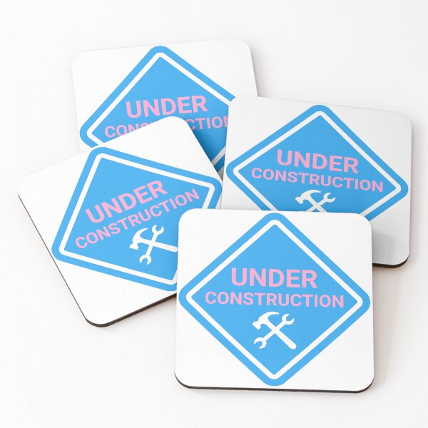 Item preview, Under Construction: Trans Pride designed and sold by Little Happies.