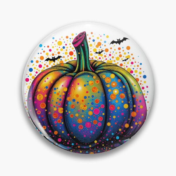 Item preview, Pointilism Pumpkin designed and sold by Talpha.