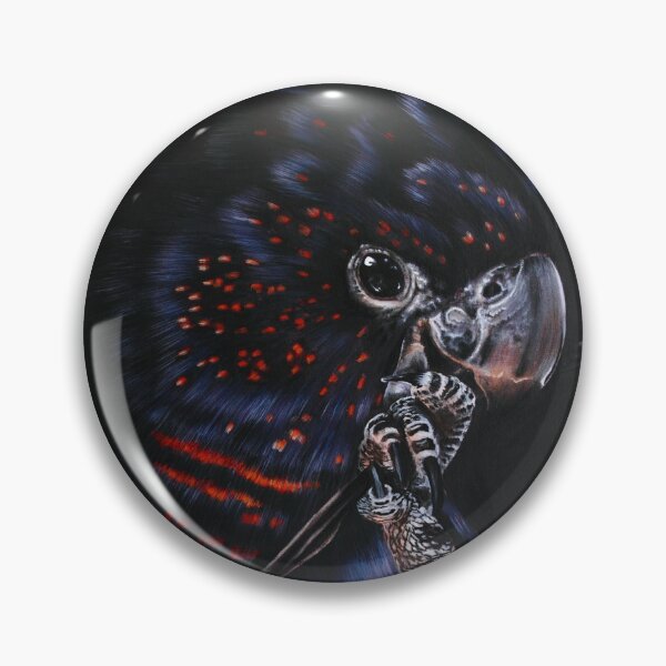 Item preview, Black Cockatoo - Square designed and sold by lukekellyart.