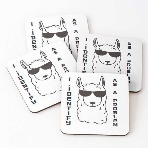 Item preview, I Identify As A Probllama Cool Llama Problem Quote designed and sold by urchoice002.