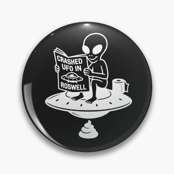 Item preview, CRASHED UFO IN ROSWELL designed and sold by Les-Ink-Studio.