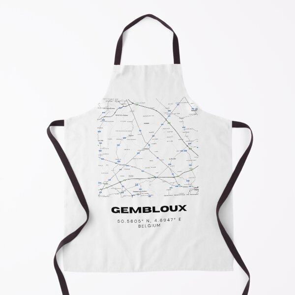 Item preview, Gembloux Belgium Map | Minimalist Black and White Modern City Poster designed and sold by RM-Journey.