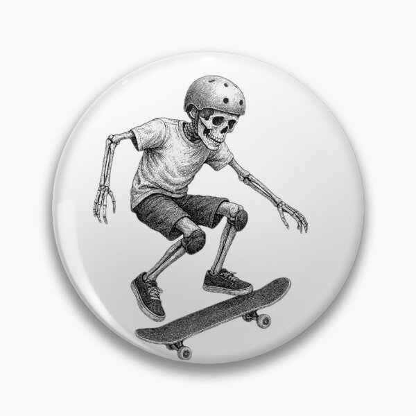 Item preview, Skater Skull - Kickflip designed and sold by CaioOArt.