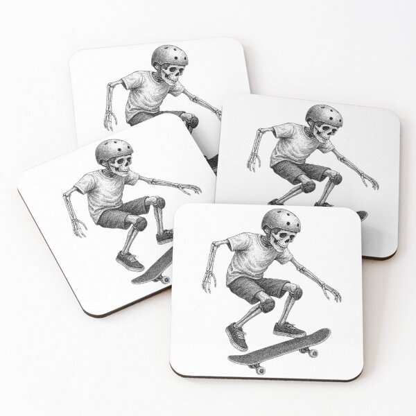 Item preview, Skater Skull - Kickflip designed and sold by CaioOArt.