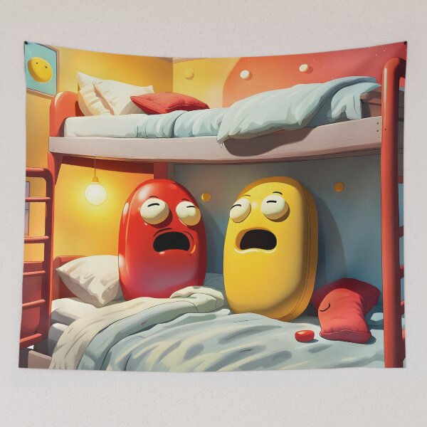 Item preview, Sleepy Pills – Dreaming in Color designed and sold by PawPrintedArt.