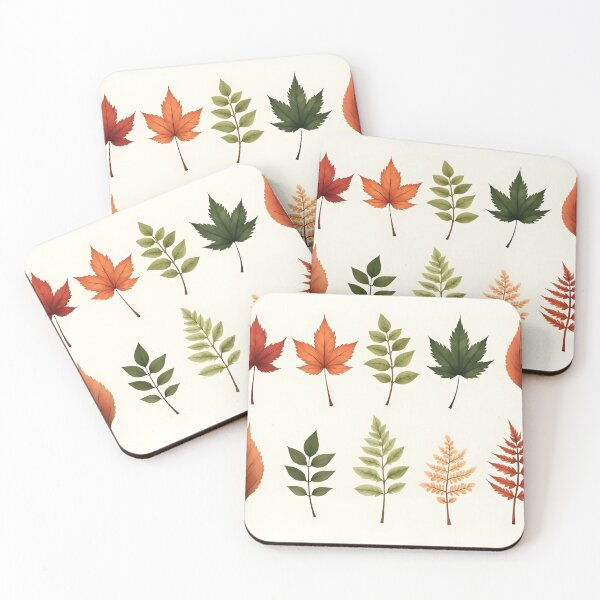 Item preview, Diverse Collection of Stylized Autumn Leaves designed and sold by homydesign.