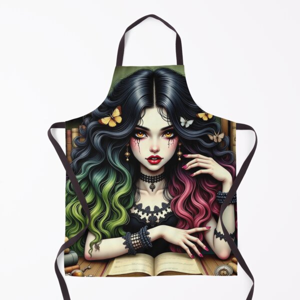 Item preview, Gothic book fan designed and sold by Talpha.