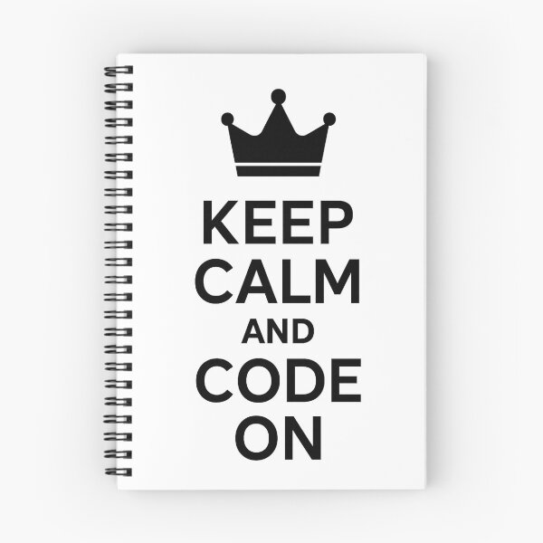 Item preview, Keep Calm and Code On – Motivation for everyone who thinks in code designed and sold by Eric Nagel.