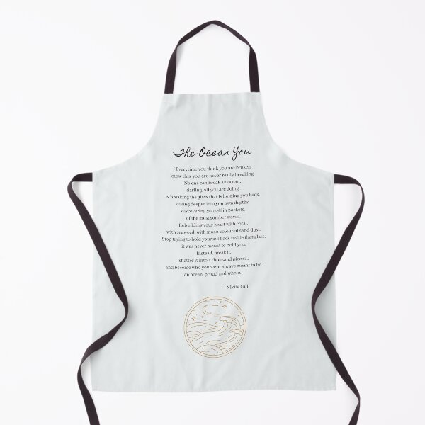 Item preview, The ocean you by nikita gill poem quote designed and sold by gibbianne.