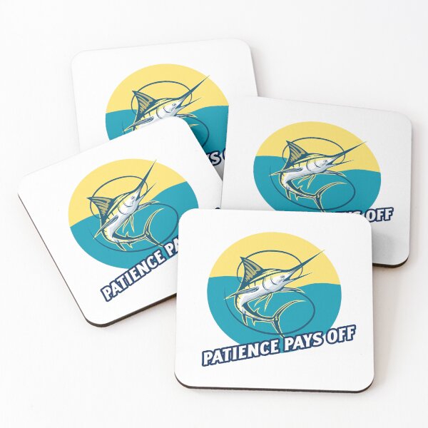 Item preview, Patience pays off! Marlin fishing design designed and sold by SofikoDesigns.